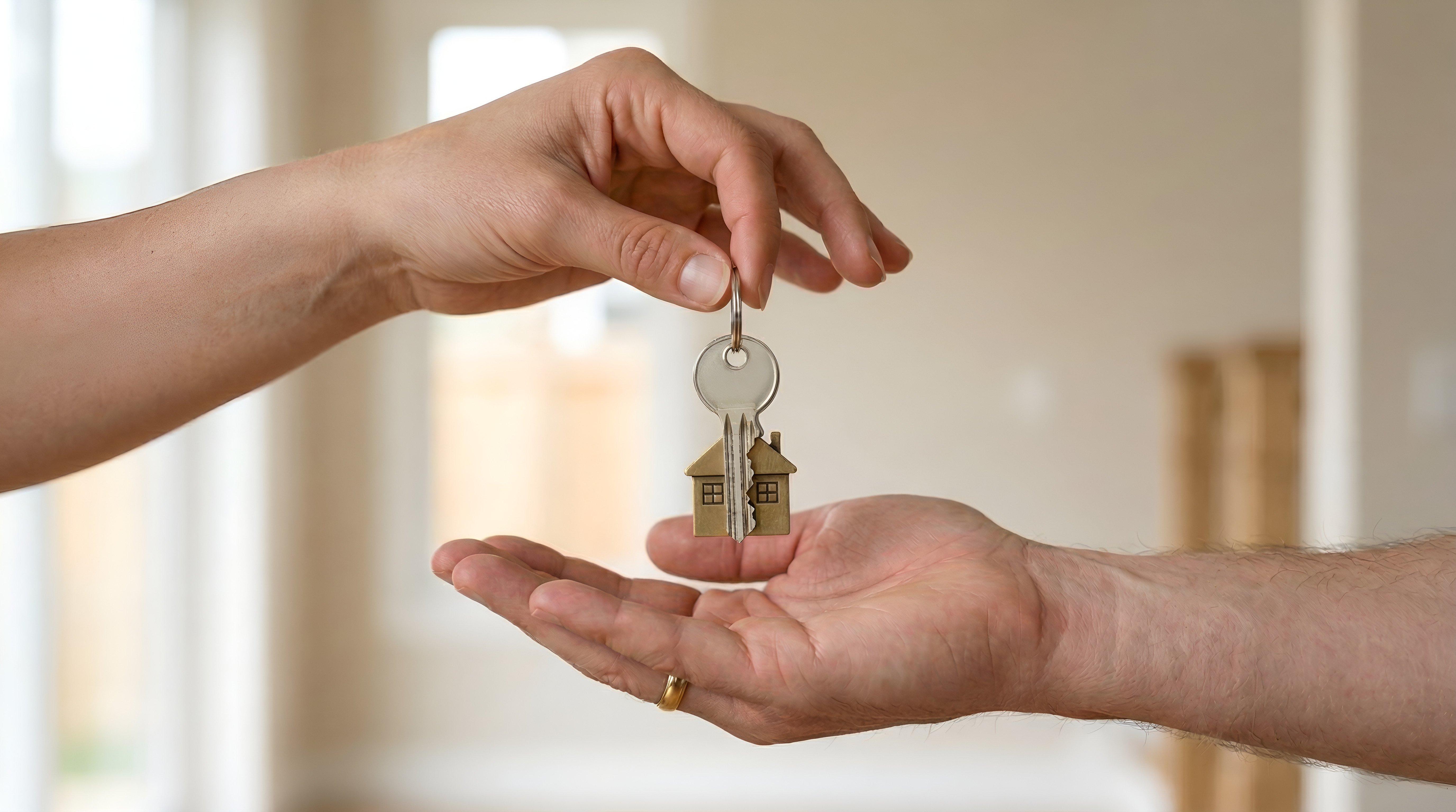 Passing the keys at closing